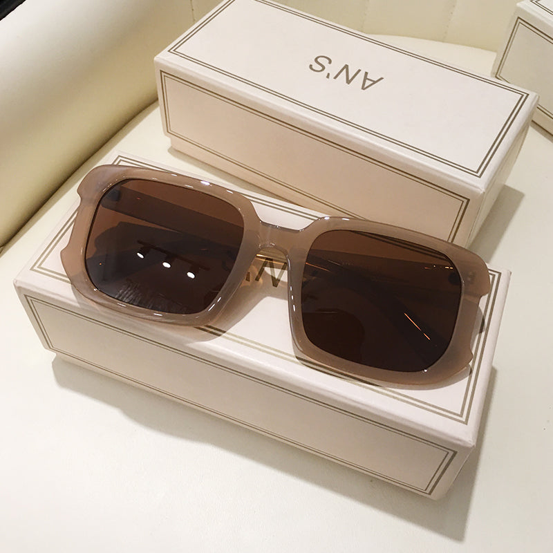 AN'S thick Frame Sunglasses